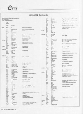 Revista CPU MSX AMIGA - No. 35 - 1988