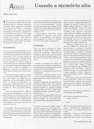 Revista CPU MSX AMIGA - No. 35 - 1988