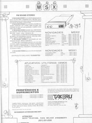 Revista CPU MSX AMIGA - No. 35 - 1988