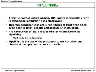 Comprehensive Overview of Central Processing Unit Architecture and ...