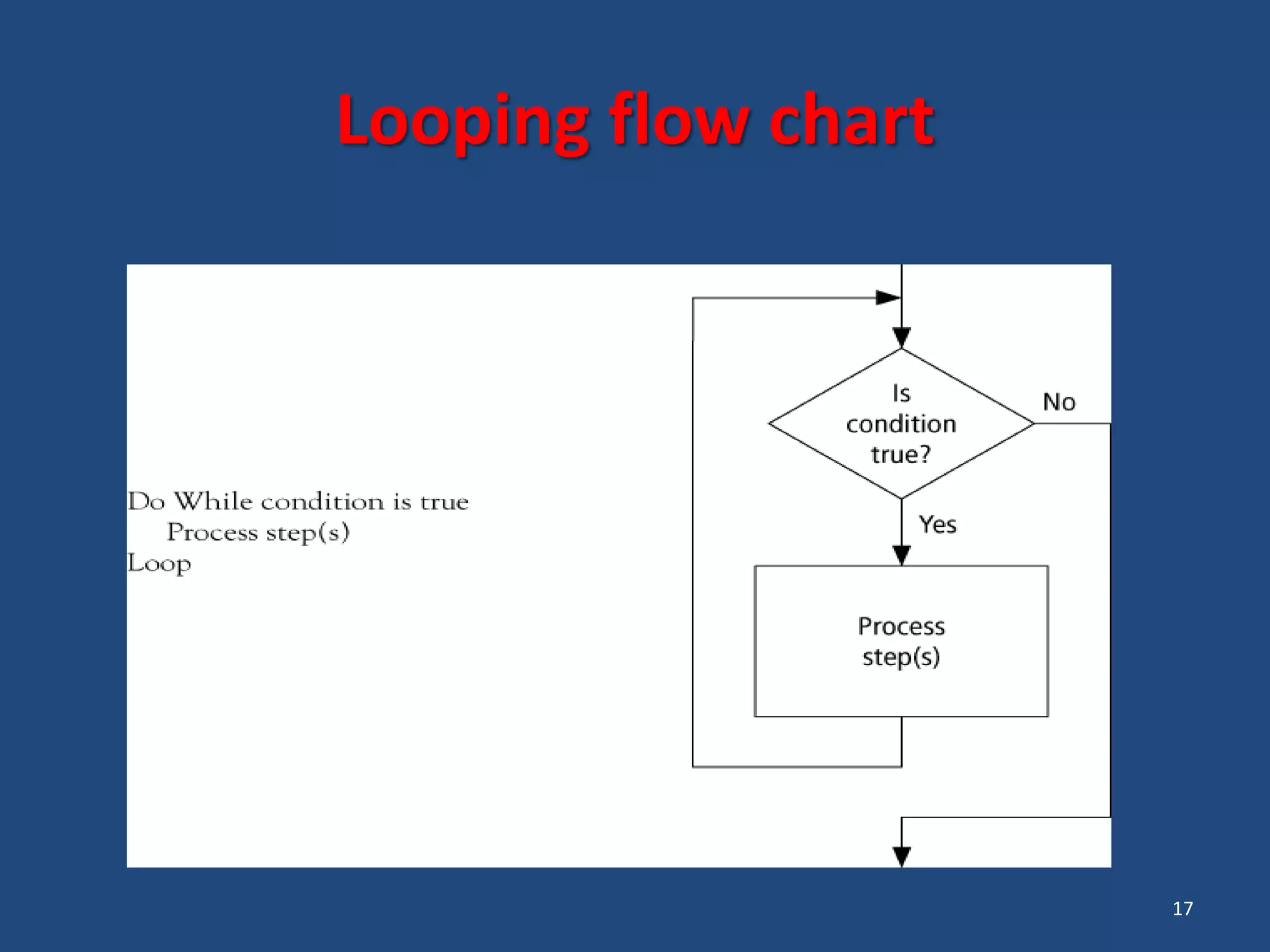17 Looping flow chart 