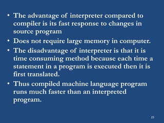 Programming languages,compiler,interpreter,softwares | PPTX ...