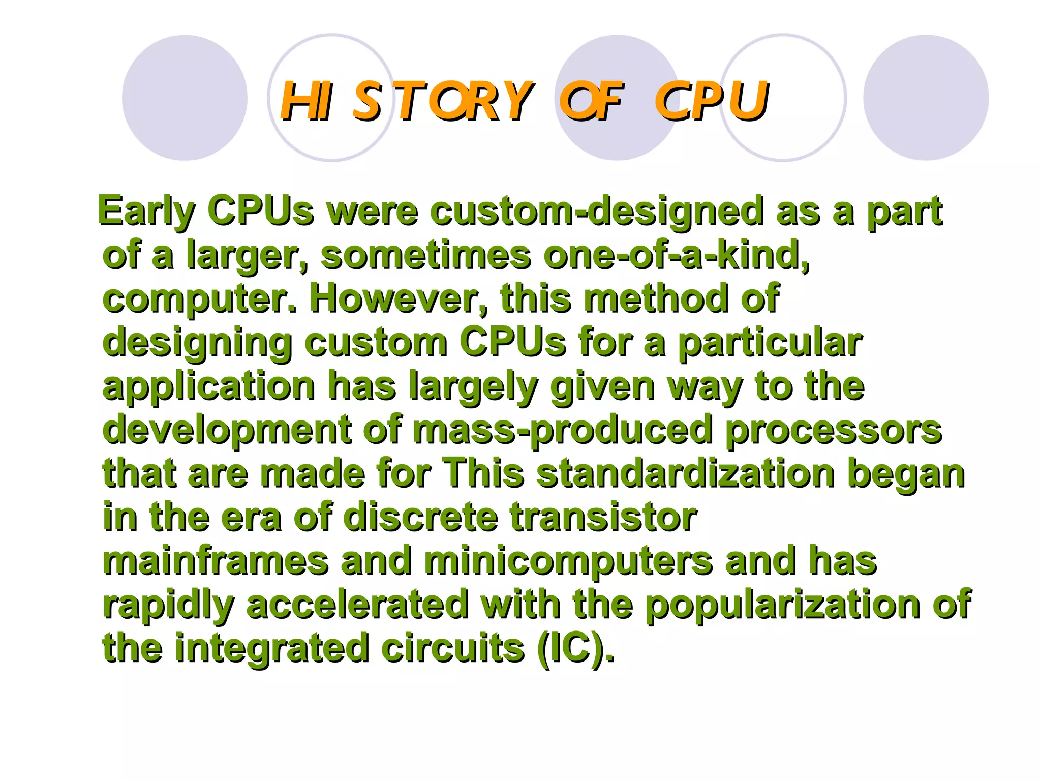 Cpu ppt cse | PPT