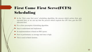 CPU Scheduling | PDF