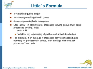 Scheduling Seconds Example cpu scheduling.ppt