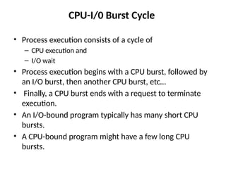 CPU Scheduling.pptx this is operating system | PPTX