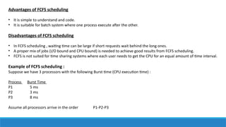 CPU SCHEDULING and cpu algorithm for exam | PPTX
