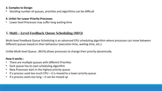CPU SCHEDULING and cpu algorithm for exam | PPTX