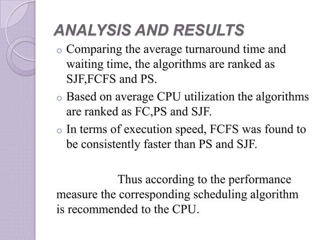CPU scheduling algorithms in OS | PPTX | Operating Systems | Computer ...