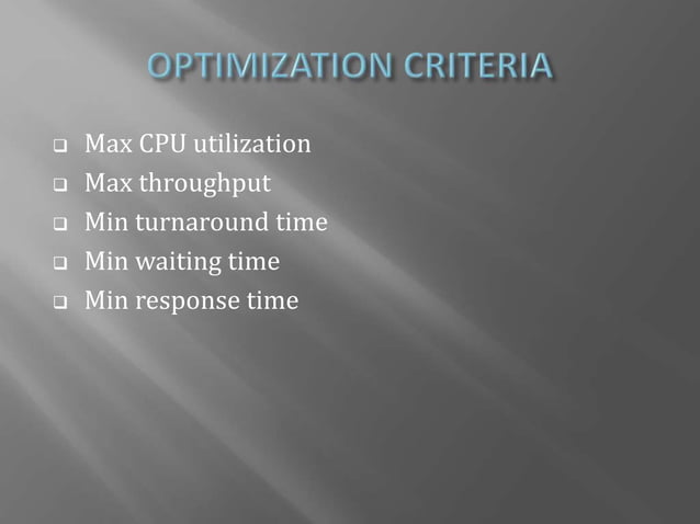 Cpu scheduling algorithm on windows | PPT