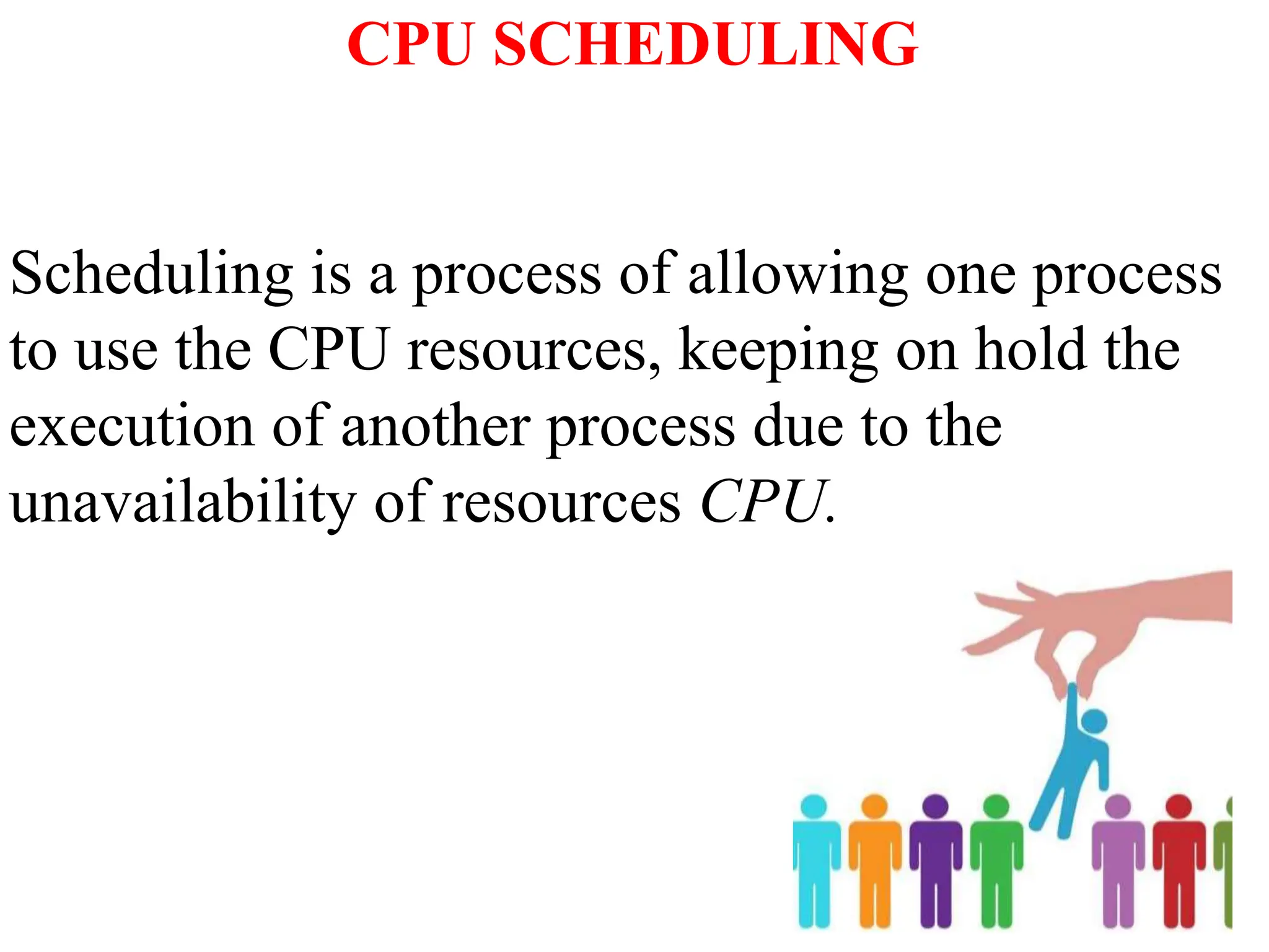 CPU SCHEDULING IN OPERATING SYSTEMS IN DETAILED | PPT