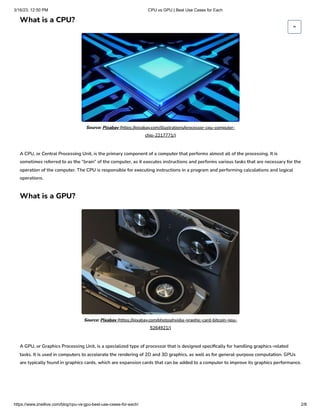 Cpu Vs Gpu Unleashing The Power Of Processing With Znetlive Pdf Cpu Vs Gpu Unleashing The Power Of Processing With Znetlive Pdf