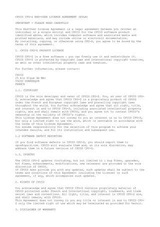 Cpuz eula | TXT
