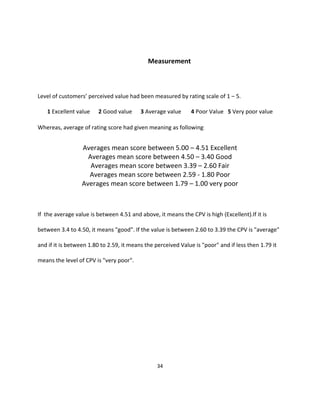 Customer Perceived Value (hessamaldin abolghassemi) | PDF