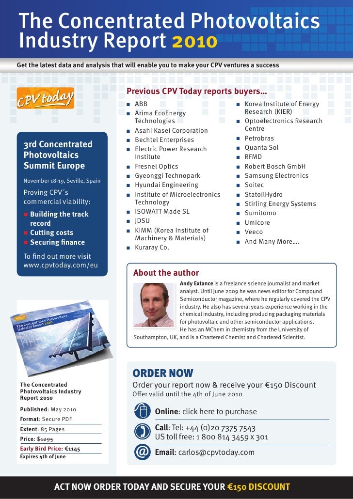 latest report on cpv market concentrated This report focuses on the concentrated photovoltaic (cpv) in global market, especially in north america, europe and asia-pacific, south america, middle east and africa. latest report on cpv market concentrated This report focuses on the concentrated photovoltaic (cpv) in global market, especially in north america, europe and asia-pacific, south america, middle east and africa.