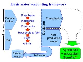 Strategies for improving livestock water productivity or moving beyond the elephant’s trunk