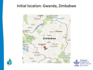 Initial  location:  Gwanda,  Zimbabwe  
 