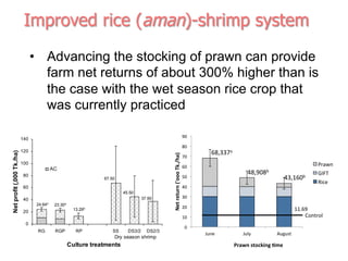 Aquaculture production systems in intertidal areas of Bangladesh: A review