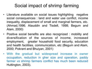 Aquaculture production systems in intertidal areas of Bangladesh: A review