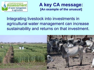 Integrating the unusual (livestock and ???)