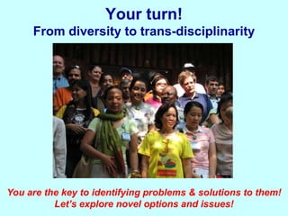 Integrating the unusual (livestock and ???)