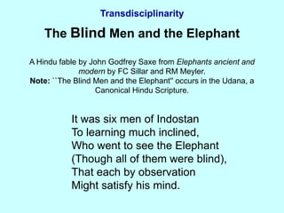 Integrating the unusual (livestock and ???)