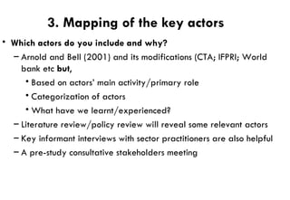 Some Reflections on Agricultural Innovation Systems Methodological Framework