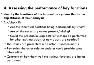 Some Reflections on Agricultural Innovation Systems Methodological Framework