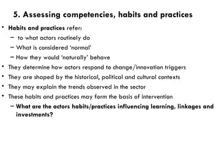 Some Reflections on Agricultural Innovation Systems Methodological Framework