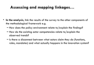 Some Reflections on Agricultural Innovation Systems Methodological Framework