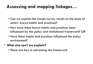 Some Reflections on Agricultural Innovation Systems Methodological Framework