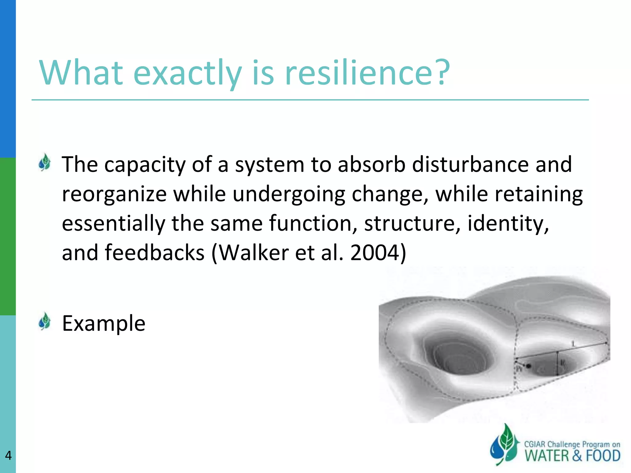 Ensure they can cope with short-term and long-term changes2