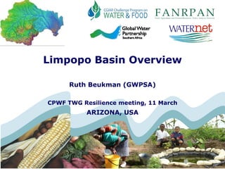 Cpwf resilience twg limpopo intro