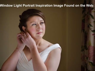 Window Light Portrait Inspiration Image Found on the Web
 