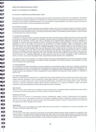 Computer Warehouse group annual report 2012