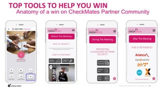 41
©2023 Check Point Software Technologies Ltd.
Anatomy of a win on CheckMates Partner Community
TOP TOOLS TO HELP YOU WIN
 
