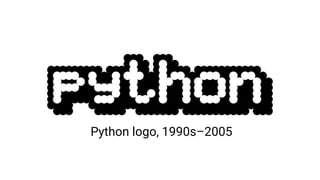 Python logo, 1990s–2005
 