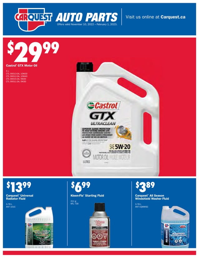Auto Parts Fyler CarQuest DTAuto.ca