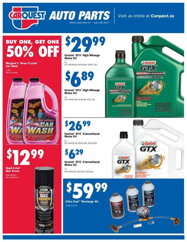 Auto Parts Fyler CarQuest Autobarn.ca Q3 2017