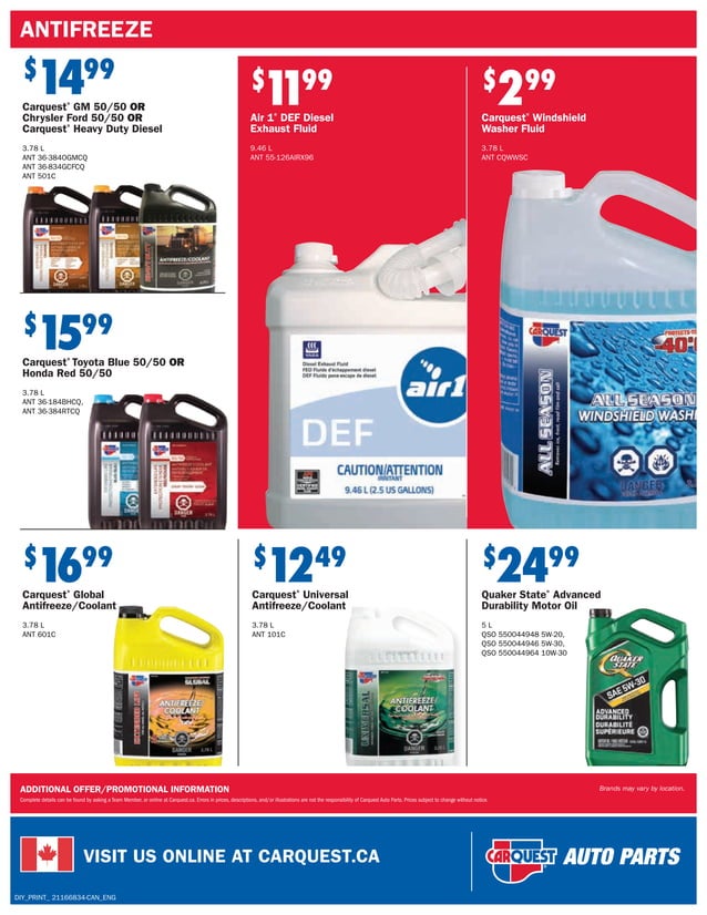 Auto Parts Fyler CarQuest PetesPaint.ca