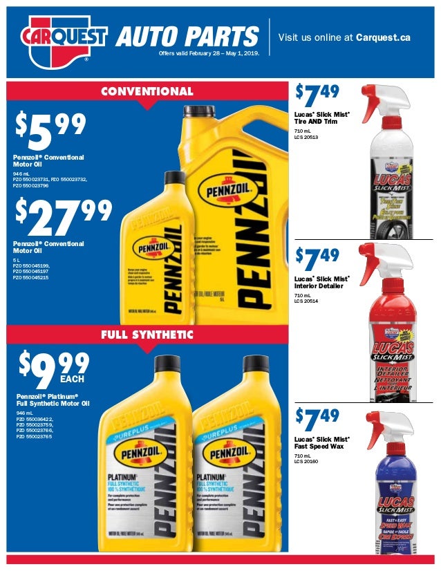 Auto Parts Fyler CarQuest PetesPaint.ca