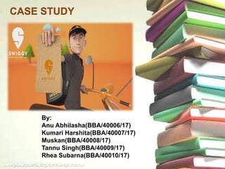 CASE STUDY
By:
Anu Abhilasha(BBA/40006/17)
Kumari Harshita(BBA/40007/17)
Muskan(BBA/40008/17)
Tannu Singh(BBA/40009/17)
Rhea Subarna(BBA/40010/17)
CASE STUDY
By:
Anu Abhilasha(BBA/40006/17)
Kumari Harshita(BBA/40007/17)
Muskan(BBA/40008/17)
Tannu Singh(BBA/40009/17)
Rhea Subarna(BBA/40010/17)
 