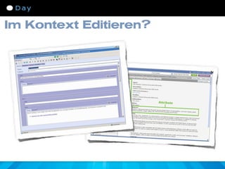 Im Kontext Editieren?
 