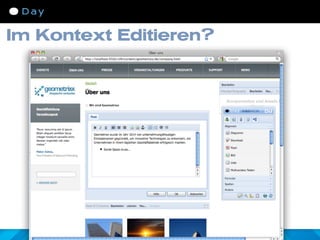 Im Kontext Editieren?
 