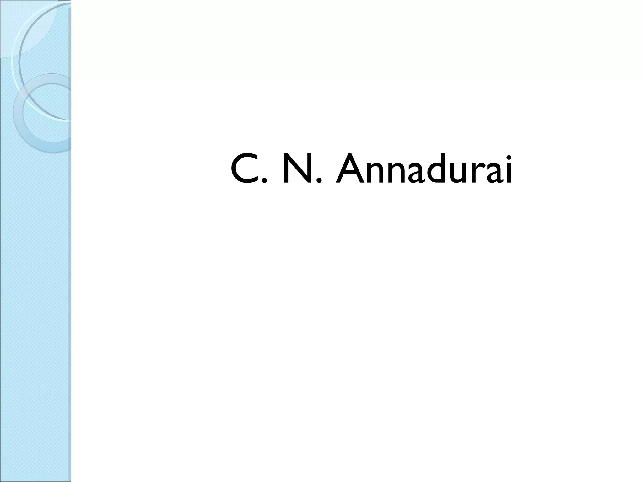 C. N. Annadurai 