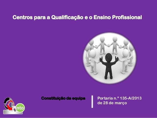 Portaria n.º 135-A/2013
de 28 de março
Constituição da equipa
 