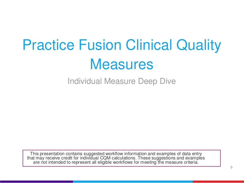 Clinical Quality Measures (CQMs) for Meaningful Use & PQRS