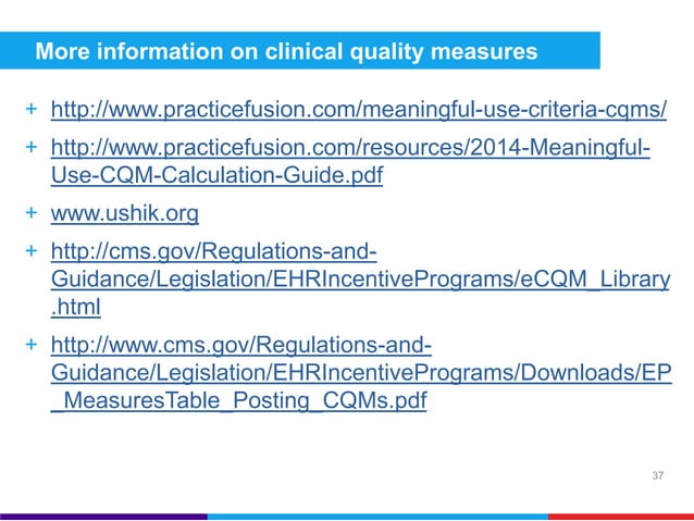 Measuring & Monitoring Clinical Quality Measures Using Practice Fusion ...