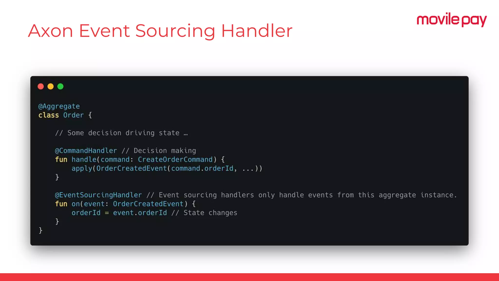 CQRS and Event Sourcing with Axon Framework | PPT