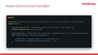 CQRS and Event Sourcing with Axon Framework | PPTX